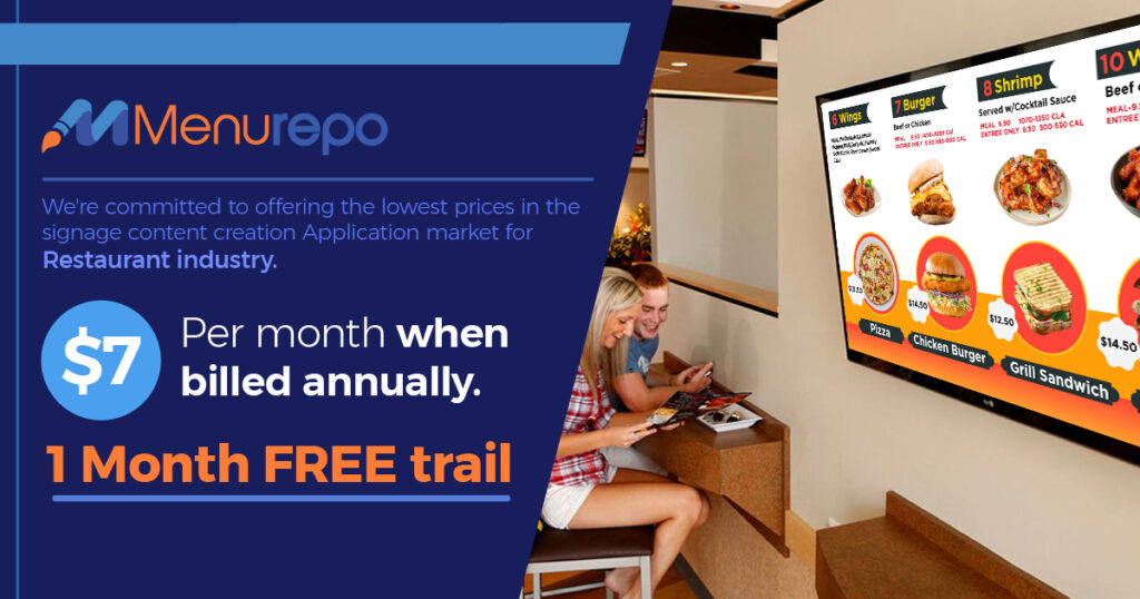 Design your digital signage content for free