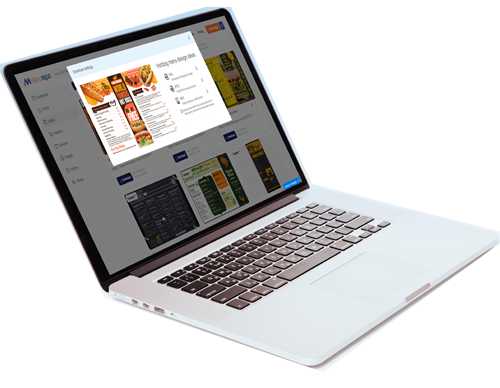 Choose a readymade digital menu template-edit-download-jpeg-png-and-mp4-video | MenuRepo digital menu maker