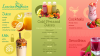 Simple Juice Menu Design