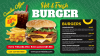 Burger combo menu