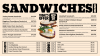 Sandwich Menu