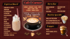 Coffee Menu design for digital signage