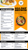 All day Brunch Digital Signage Menu Template