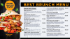 Free Brunch Digital Menu Idea