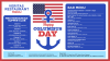 Columbus day menu template