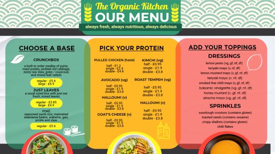 Poke menu