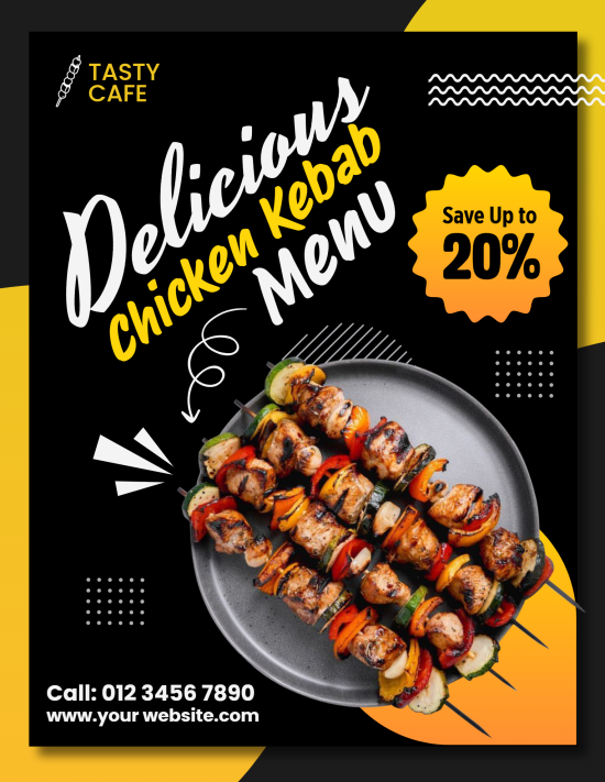 Kebab Flyer Design