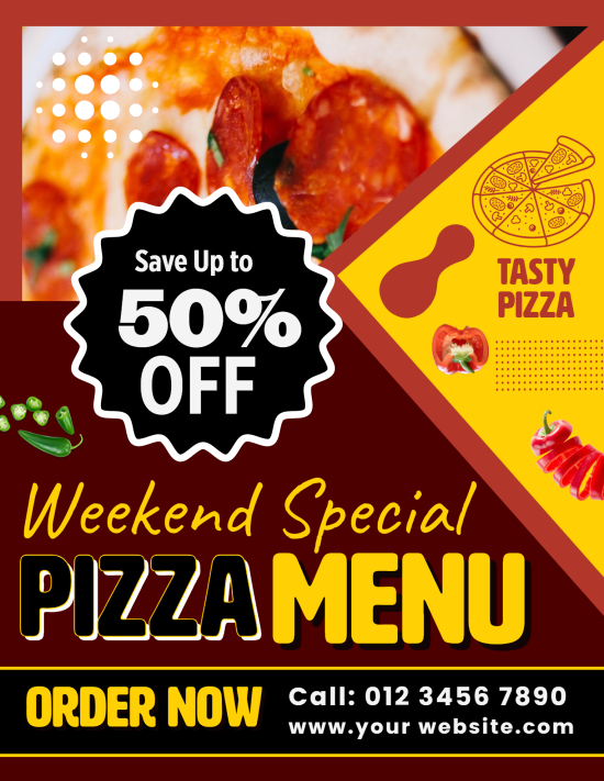 Pizza Flyer Design