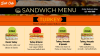 Free Deli sandwich Menu maker 